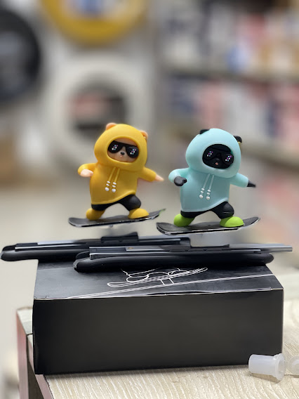 Sliding Bear Car Dashboard Toy